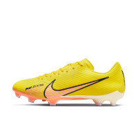 Nike Zoom Mercurial Vapor 15 Academy Gras/Artificial Grass Football Shoes (MG) Yellow Black Orange