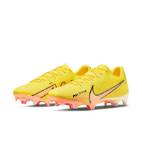 Nike Zoom Mercurial Vapor 15 Academy Gras/Artificial Grass Football Shoes (MG) Yellow Black Orange