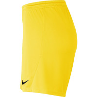 Nike Dry Park III Women's Football Shorts Yellow Black