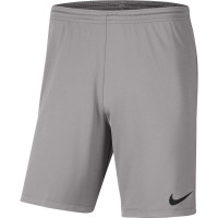 Nike Park III Dri-Fit Kids Training Short Grey Black