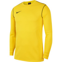 Nike Dri-FIT Park 20 Trainingstrui Crew Geel Zwart