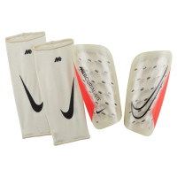 Nike Mercurial Lite Scheenbeschermers Beige Oranje Zwart
