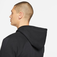 Nike F.C. Tribuna Full-Zip Fleece Hoodie Zwart Rood