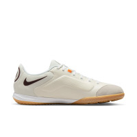 Nike Tiempo Legend Academy 9 Zaal Voetbalschoenen (IN) Wit Donkerrood Bruin