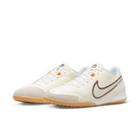 Nike Tiempo Legend Academy 9 Zaal Voetbalschoenen (IN) Wit Donkerrood Bruin