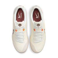 Nike Tiempo Legend Academy 9 Zaal Voetbalschoenen (IN) Wit Donkerrood Bruin