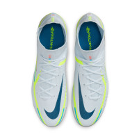 Nike Phantom Elite GT2 Dynamic Fit Grass Football Shoes (FG) Grey Dark Blue