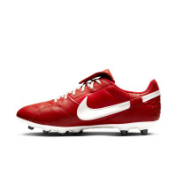 Nike Premier III Football Shoes Grass Dark Red Silver Red