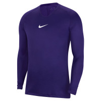 Nike Park Dri-Fit Long Sleeve Base Layer Purple White