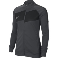 Nike Academy Pro Dry Trainingsjack Dames Donkergrijs Zwart