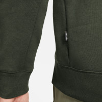 Nike F.C. Essential Trainingspak Fleece Hoodie Donkergroen Wit