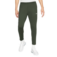 Nike F.C. Essential Trainingspak Fleece Hoodie Donkergroen Wit