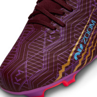 Nike Zoom Mercurial Superfly Academy 9 KM Grass/Artificial Grass Football Shoes (MG) Purple Burgundy Gold