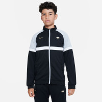 Nike Trainingspak KM Kids Zwart Grijs Wit