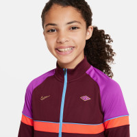 Nike Tracksuit KM Kids Burgundy Purple Orange
