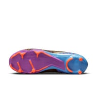 Nike Zoom Mercurial Vapor Academy 15 KM Grass/Artificial Grass Football Shoes (MG) Purple Burgundy Gold