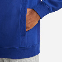 Nike Nederland Travel Fleece Hoodie 2022-2024 Blue Orange Black