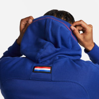 Nike Nederland Travel Fleece Hoodie 2022-2024 Blue Orange Black