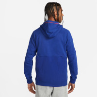 Nike Nederland Travel Fleece Hoodie 2022-2024 Blue Orange Black