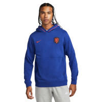 Nike Nederland Travel Fleece Hoodie 2022-2024 Blue Orange Black