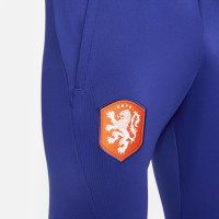 Nike Nederland Strike Trainingsbroek 2022-2024 KP Donkerblauw Blauw Wit