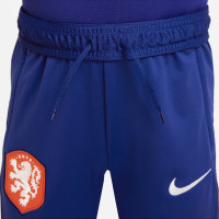 Nike Nederland Strike Trainingsbroek 2022-2024 Kids Blauw Wit