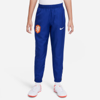 Nike Nederland Strike Trainingspak Woven 2022-2024 Kids Blauw Wit