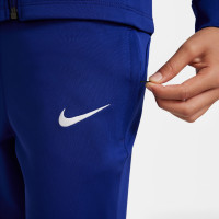 Nike Netherlands Strike Hooded Tracksuit 2022-2024 Kids Blue White