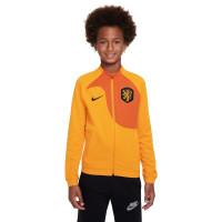 Nike Netherlands Academy Pro Anthem Training Jacket 2022-2024 Kids Orange Black