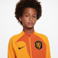 Nike Nederland Academy Pro Anthem Trainingsjack 2022-2024 Kids Oranje Zwart