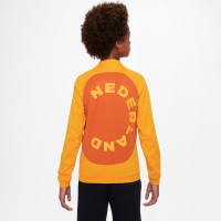 Nike Netherlands Academy Pro Anthem Training Jacket 2022-2024 Kids Orange Black