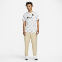 Nike F.C. T-Shirt Wit Grijs