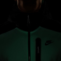 Nike Tech Fleece Overlay Tracksuit Light Green Black