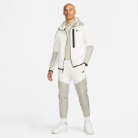 Nike Tech Fleece Overlay Jogger Wit Grijs