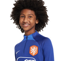 Nike Netherlands Strike Tracksuit 2020-2024 Kids Blue White