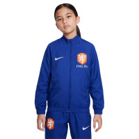 Nike Netherlands Strike Woven Tracksuit 2024 Kids Blue White