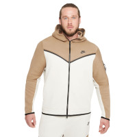 Nike Vest Tech Fleece Lichtbruin Wit Zwart