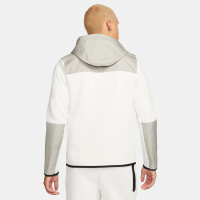 Nike Tech Fleece Overlay Tracksuit White Grey