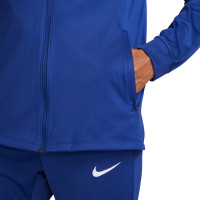 Nike Nederland Strike Hooded Trainingspak 2022-2024 Blauw Oranje Wit
