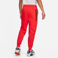 Nike Tech Fleece Full-Zip Tracksuit Coral Red Black White