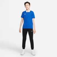Nike Dri-Fit Park 20 Polo Kids Blauw Wit