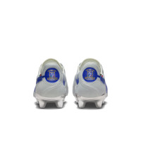 Nike Tiempo Legend Elite 9 Made in Italy Gras Voetbalschoenen (FG) Wit Blauw Zilver