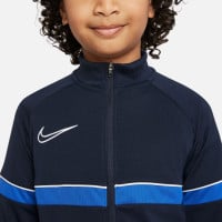 Nike Academy 21 Dri-Fit Trainingspak Kids Donkerblauw Blauw Wit