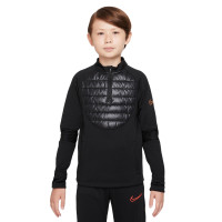 Nike Academy Therma Padded Trainingstrui Kids Zwart Oranje