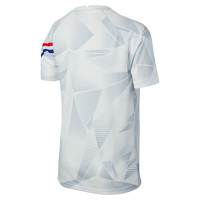 Nike Nederland Pre Match Trainingsshirt 2020-2022 Wit