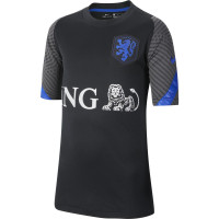 Nike Nederland Strike Trainingsshirt 2020-2022 Kids Zwart