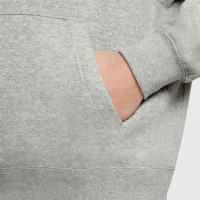 Nike Sportswear Club Hoodie Fleece Grey White