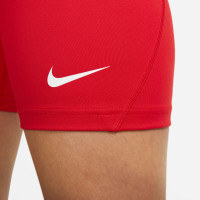 Nike Pro Strike Dri-Fit Slidingbroekje Dames Rood Wit