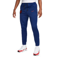 Nike Nederland Travel Trainingsbroek 2022-2024 Blauw Zwart