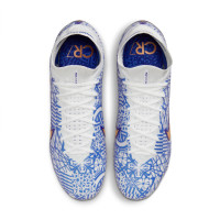Nike Zoom Mercurial Superfly 9 Elite CR7 Gras Voetbalschoenen (FG) Wit Blauw Brons